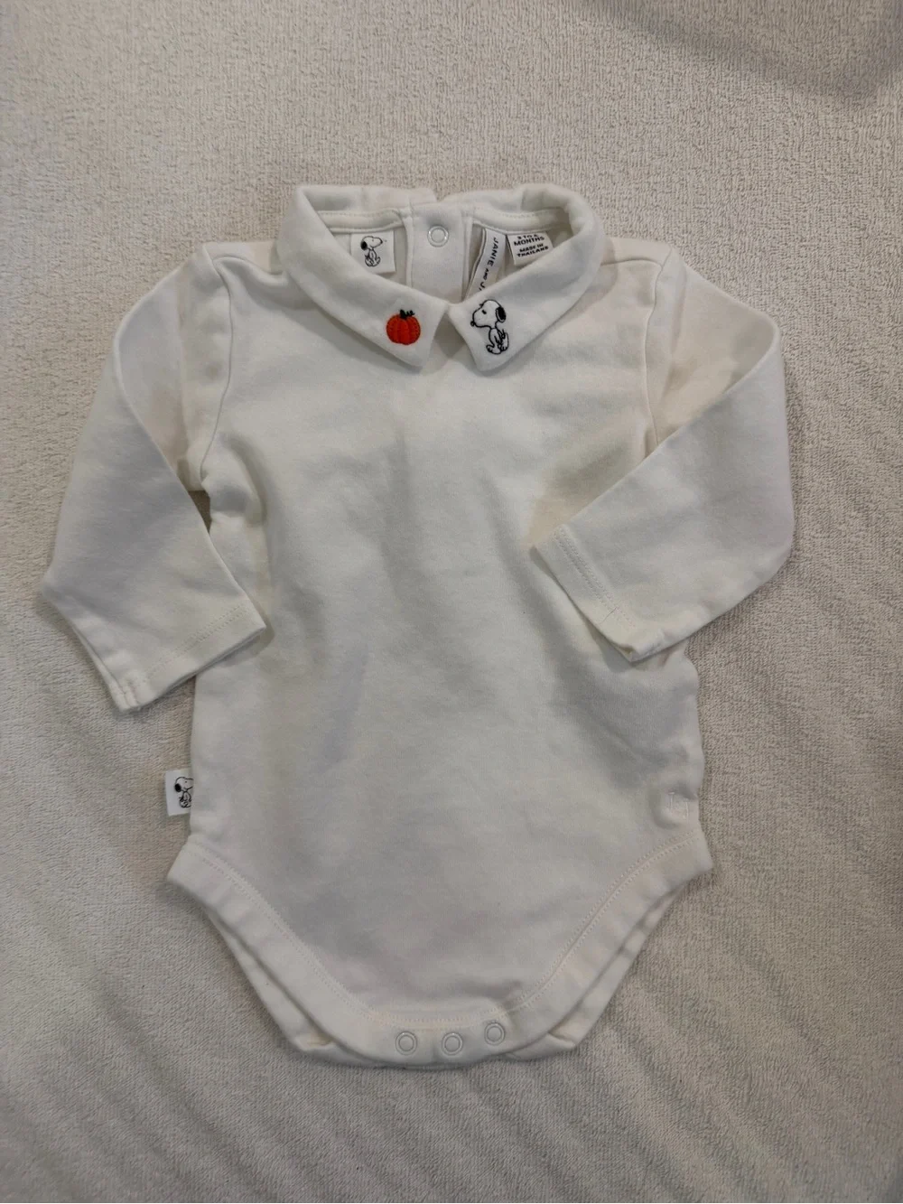 Jannie and jack X peanut pumpkin onesie - 3-6M